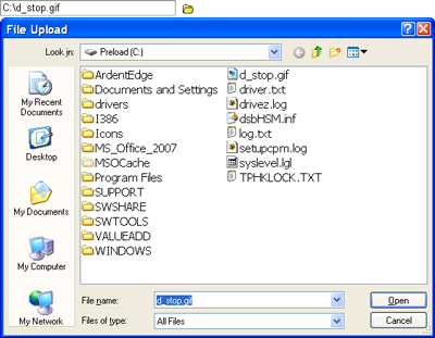 Ardent JavaScript™ File Dialog